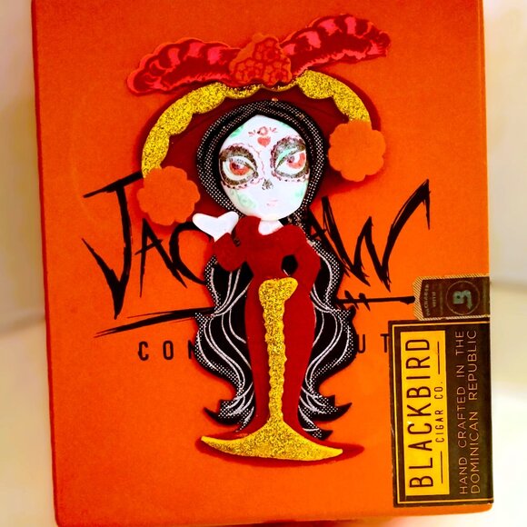 Suenos de Saundra Upcycled, EXTREMELY RARE Jack Daw Blackbird Cigar Box, Storage - Picture 4 of 11